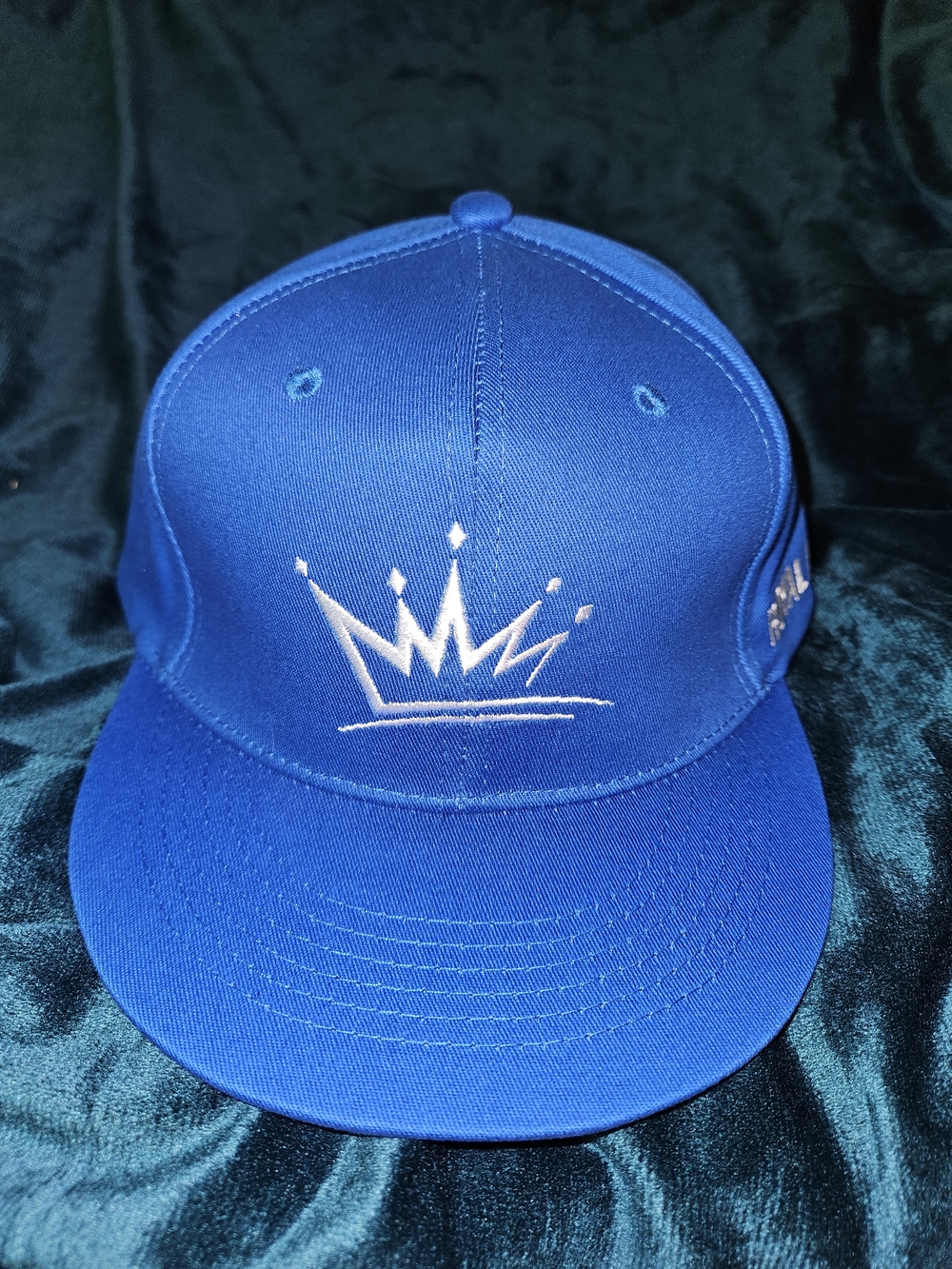 Blue Unisex Royal Athletics Queen/King Crown Embroidered Snapback Hat